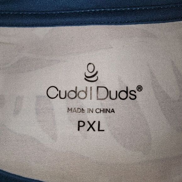 Cuddl Duds Flexwear Short Sleeve Maxi Dress Teal Leaves Size PXL - Picture 6 of 7